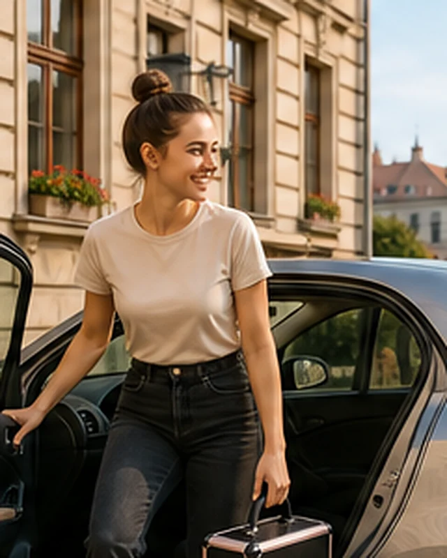 Przykładowe zdjęcie w profilu, makijaż okolicznościowy z dojazdem